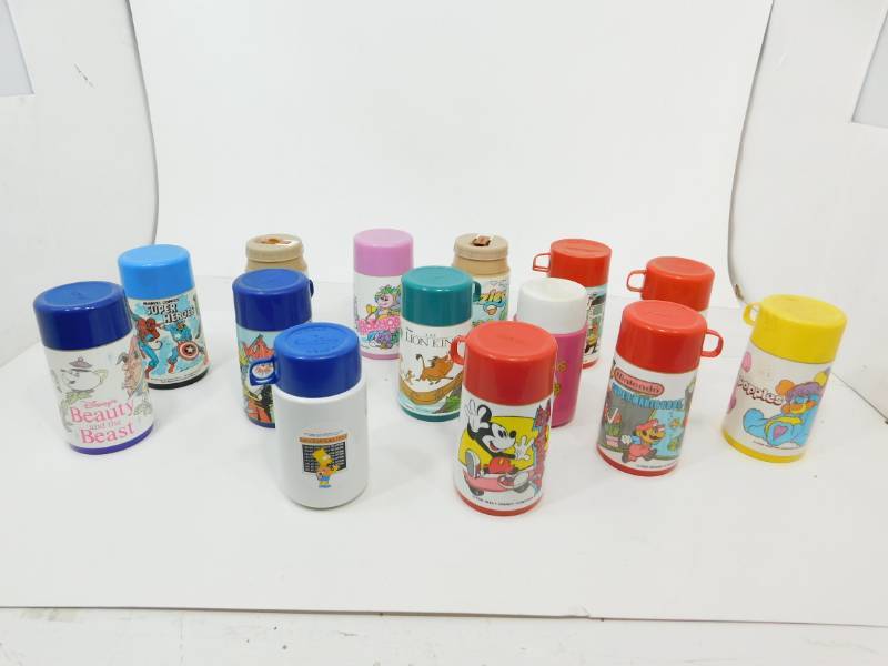 lot 45 image: Fourteen Thermos--Thermos Capacity 8 oz or 10 oz