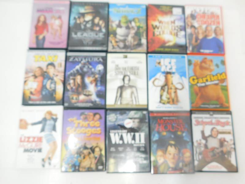 lot 62 image: Fifteen DVDs
