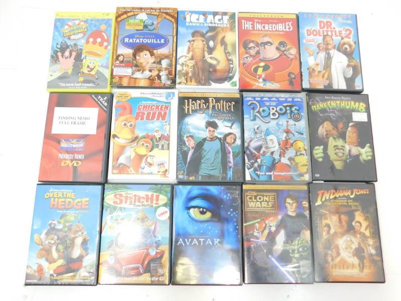 lot 63 image: Fifteen DVDs