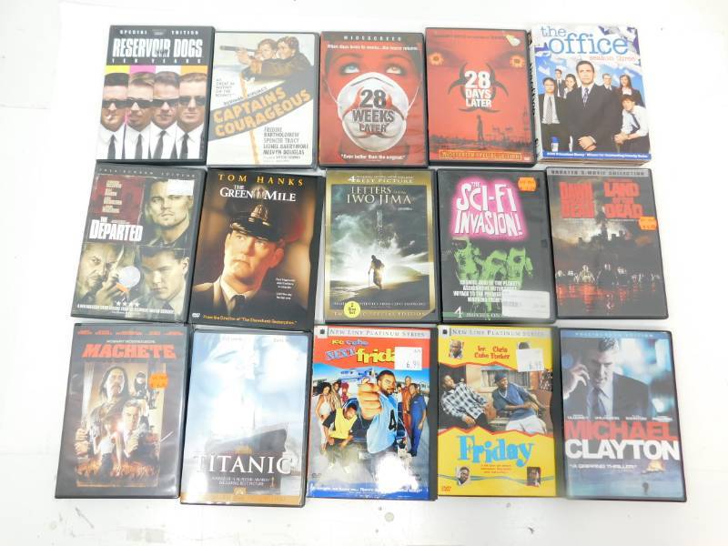 lot 64 image: Fifteen DVDs