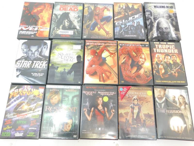 lot 66 image: Fifteen DVDs