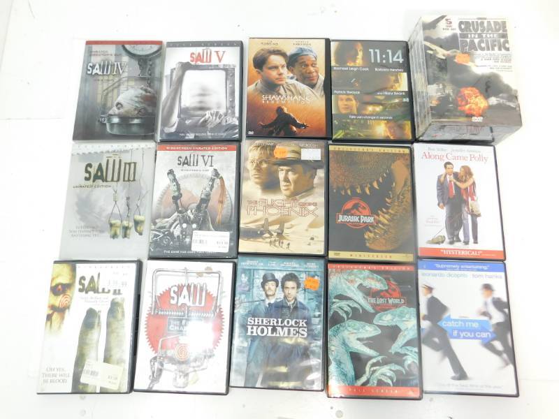 lot 67 image: Fifteen DVDs