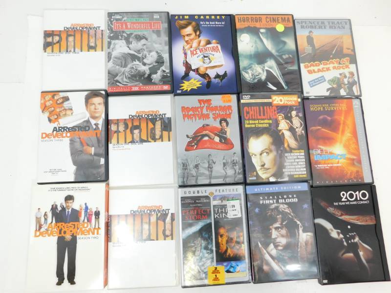 lot 68 image: Fifteen DVDs