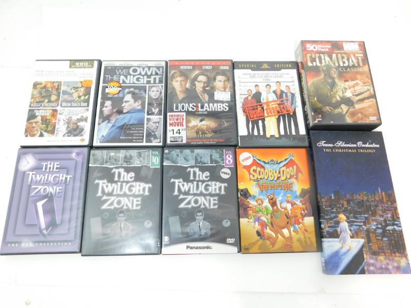 lot 70 image: Ten DVDs