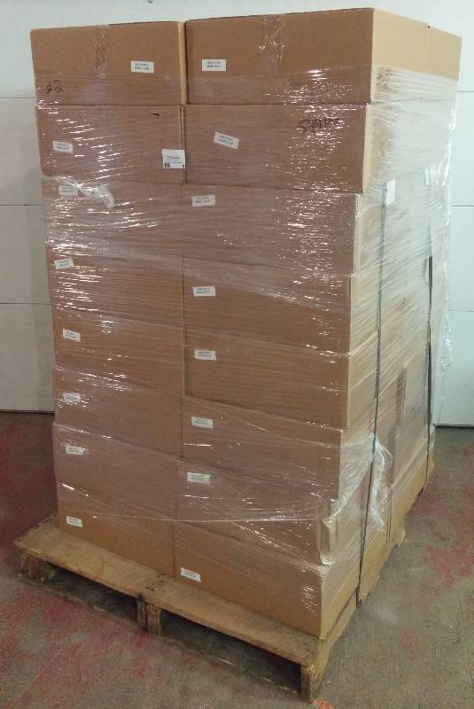 lot 2 image: Pallet of New PressBoxs, Grey, Retail $2,848.00