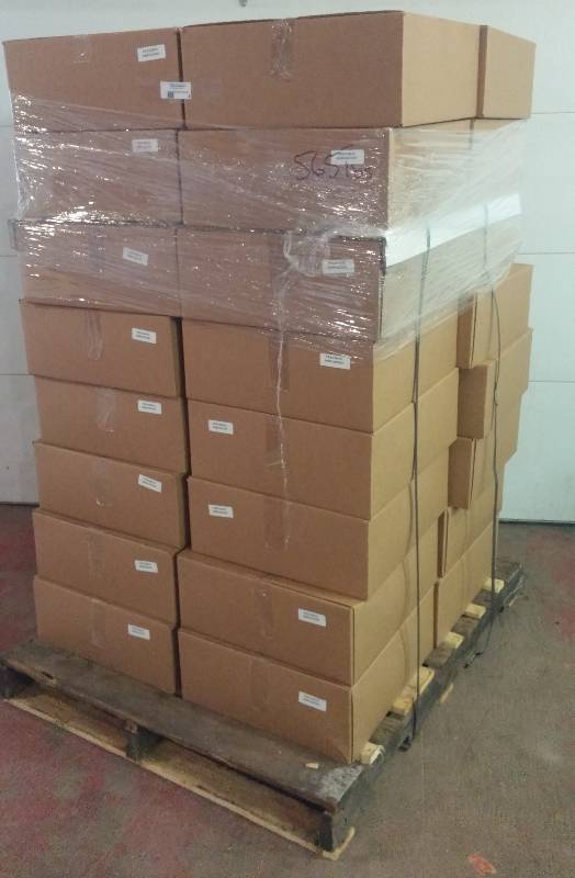 lot 4 image: Pallet of New PressBoxs, Red, Retail $2,848.00