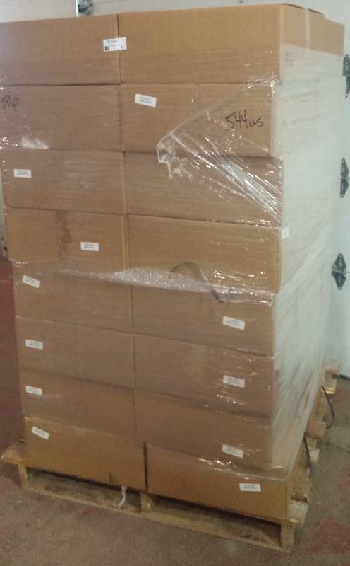 lot 6 image: Pallet of New PressBoxs, Grey, Retail $2,848.00