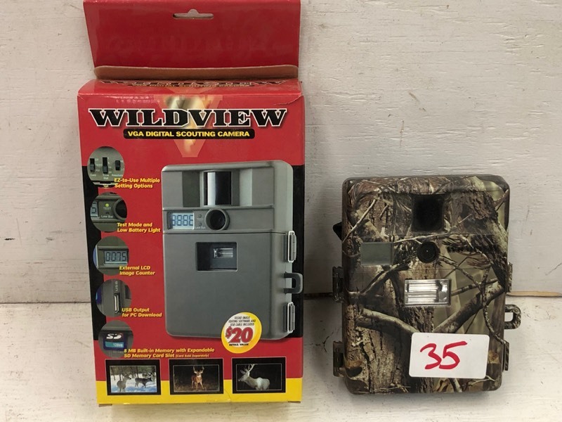 lot 35 image: (2) Digital Scouting Cameras