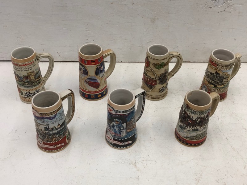 lot 47 image: (7) Beer Steins