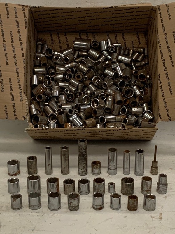 lot 72 image: Box Of Socket Wrenches