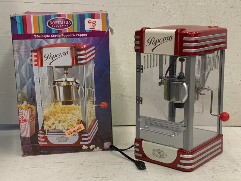 lot 98 image: Nostalgia Popcorn Maker