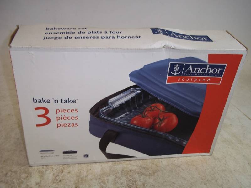 lot 131 image: Anchor bake n Take 3 piece set