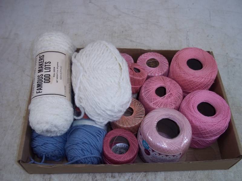 lot 161 image: Yarn and Crochet Thread