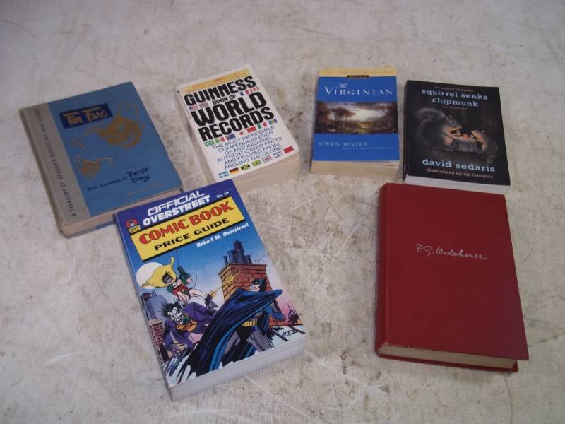 lot 170 image: Guinness, Comics, FunFare, Wadehouse etc books