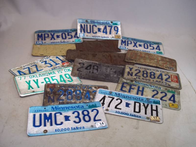 lot 64 image: Collection of License Plates