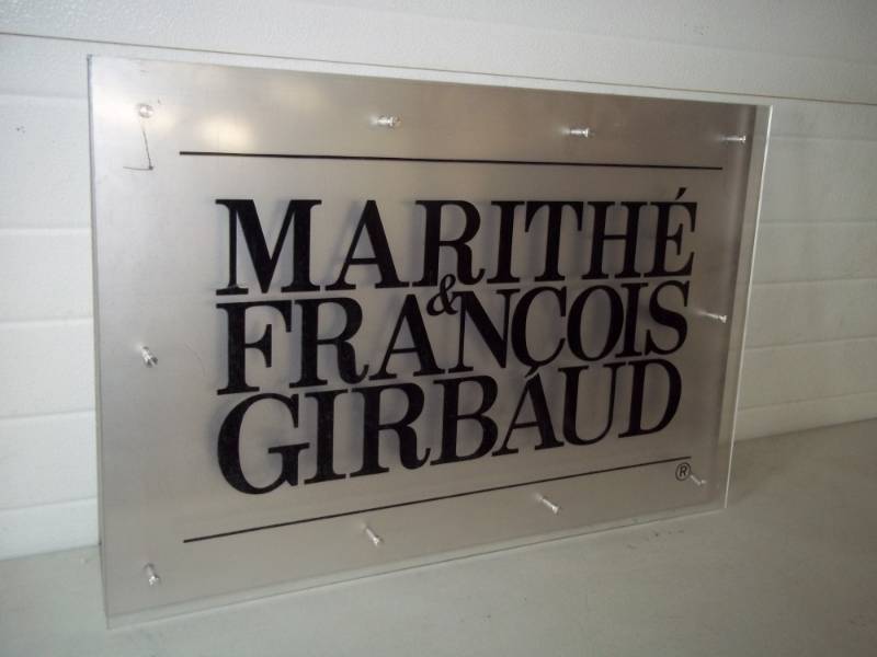 lot 78 image: Marithe Francios Girbaud 3D Store Display Sign