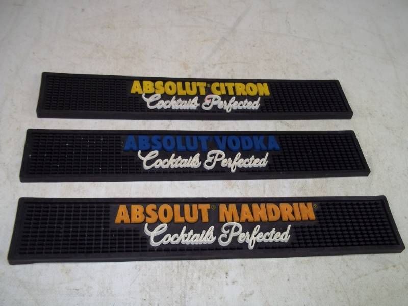 lot 180 image: 3  Absolute Vodka Bar Rail Mats