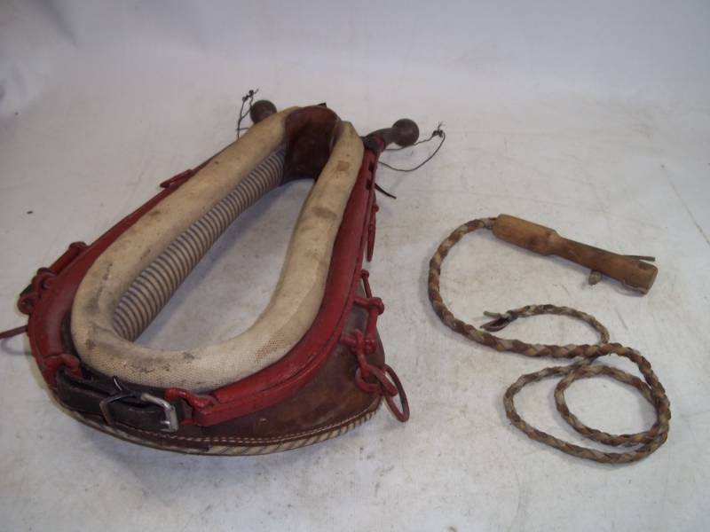 lot 206 image: Horse Yoke and Whip