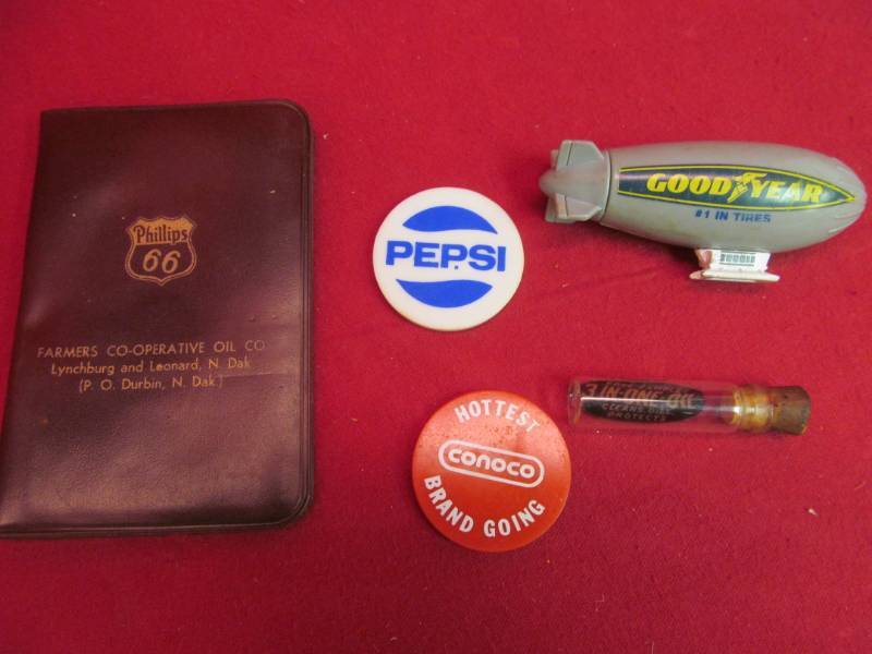 Petroleum advertising items
