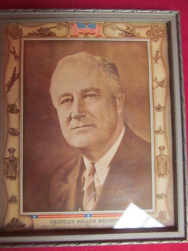 Vintage Franklin Delano Roosevelt photo