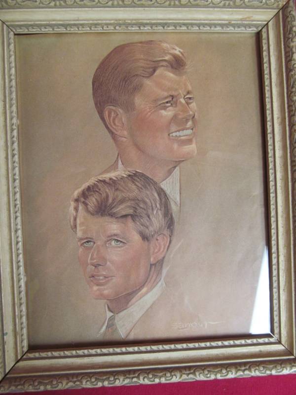 Vintage John F. Kennedy & Robert Kennedy photo