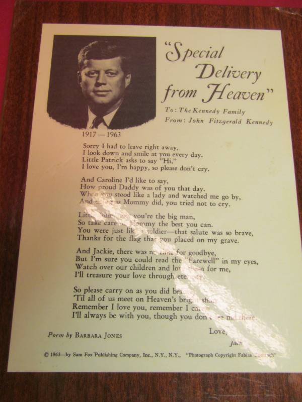 John F Kennedy plague