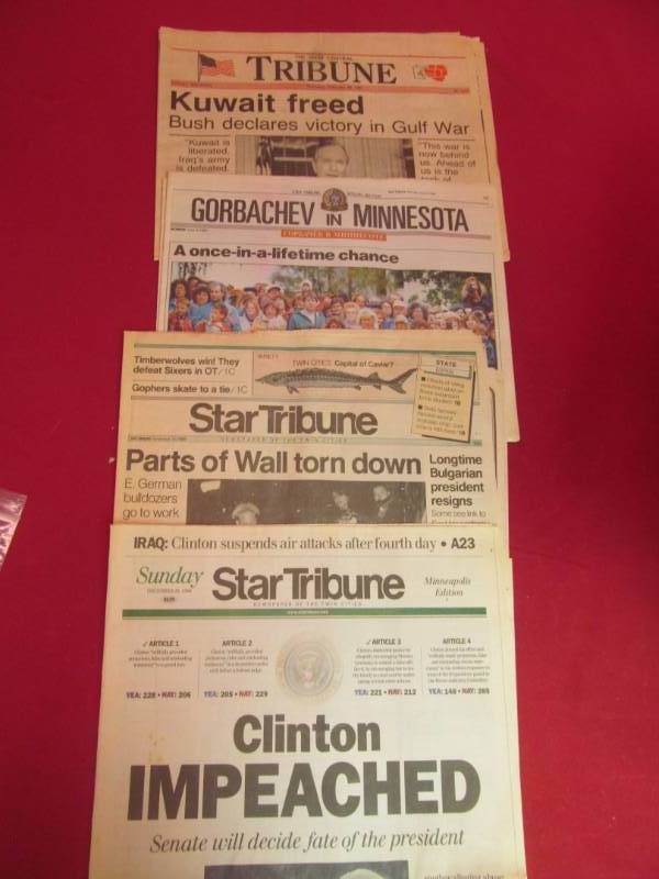 vintage newspapers