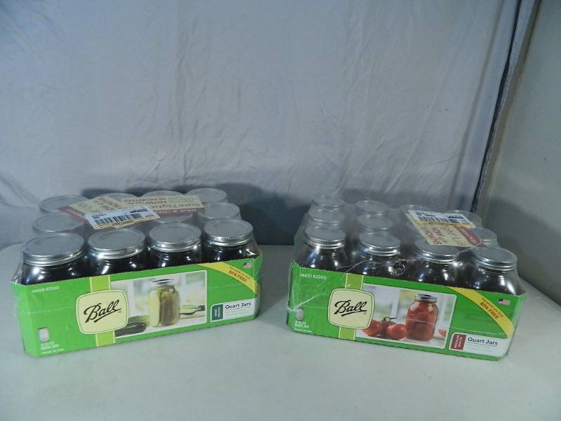 lot 21 image: New Canning Jars