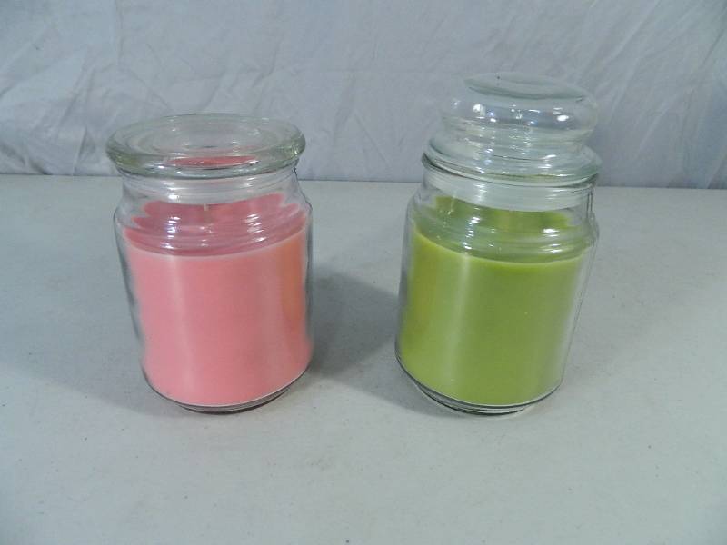 lot 50 image: 2 New Empire Langley Jar Candles