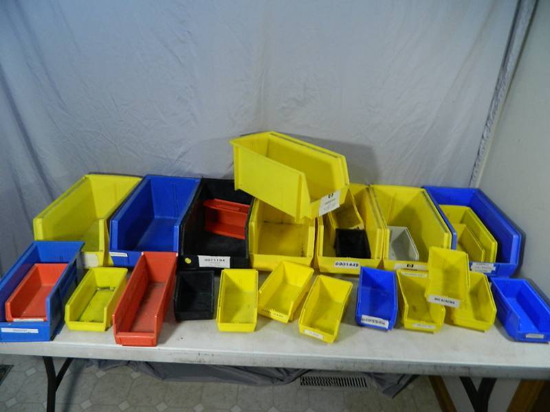 lot 55 image: Large Lot of Parts Bins