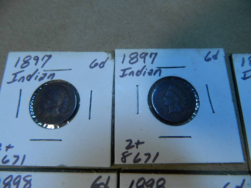 lot 72 image: Qty 31 - Indian Head Pennies