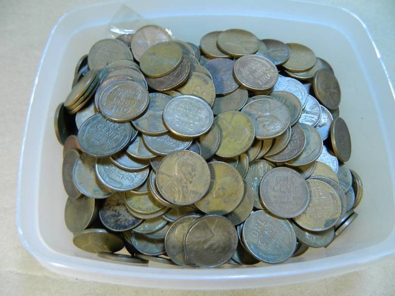lot 77 image: 400 Wheat Pennies