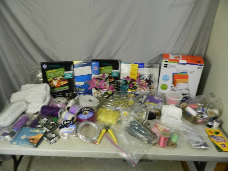 lot 121 image: Craft Supplies, Office Supplies