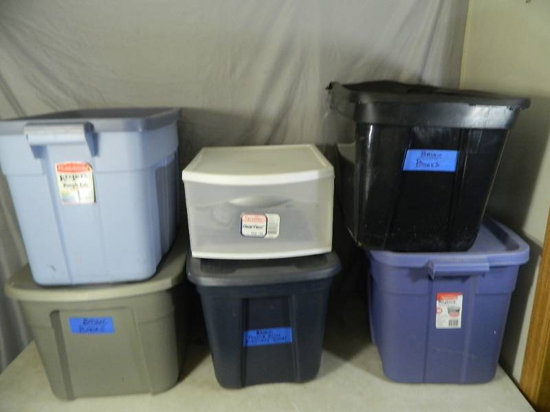 lot 153 image: 5 Totes and Drawer
