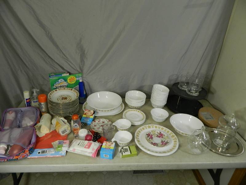 lot 155 image: Assorted China, Health and Beauty Supplies, and More