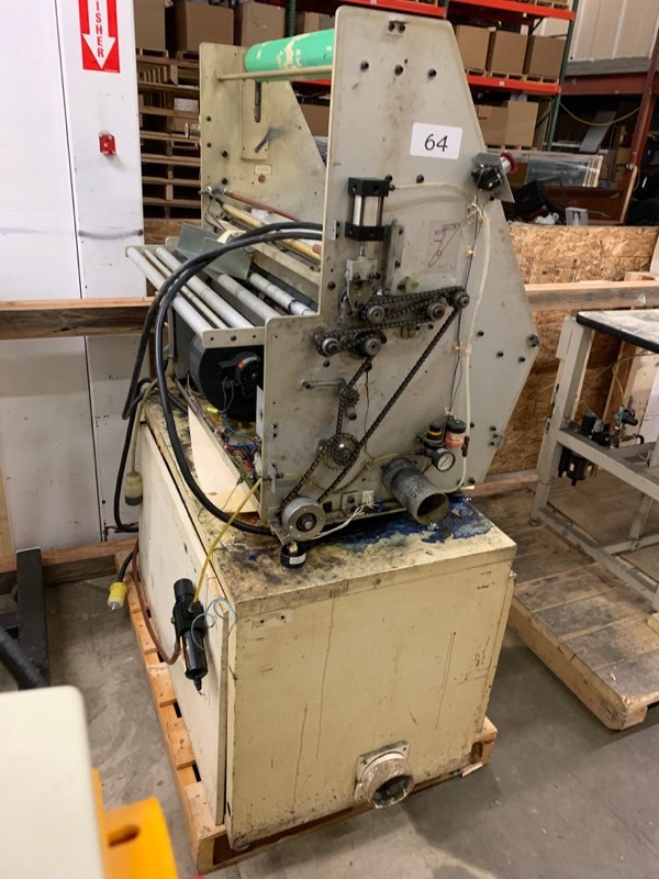 Large commercial laminator process machine