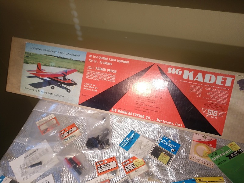 lot 54 image: Antique RC Remote Control Plane Lot