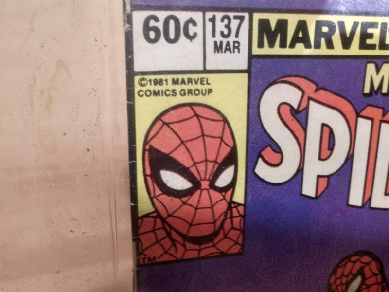 lot 76 image: Comic Book Marvel Spider-Man #137