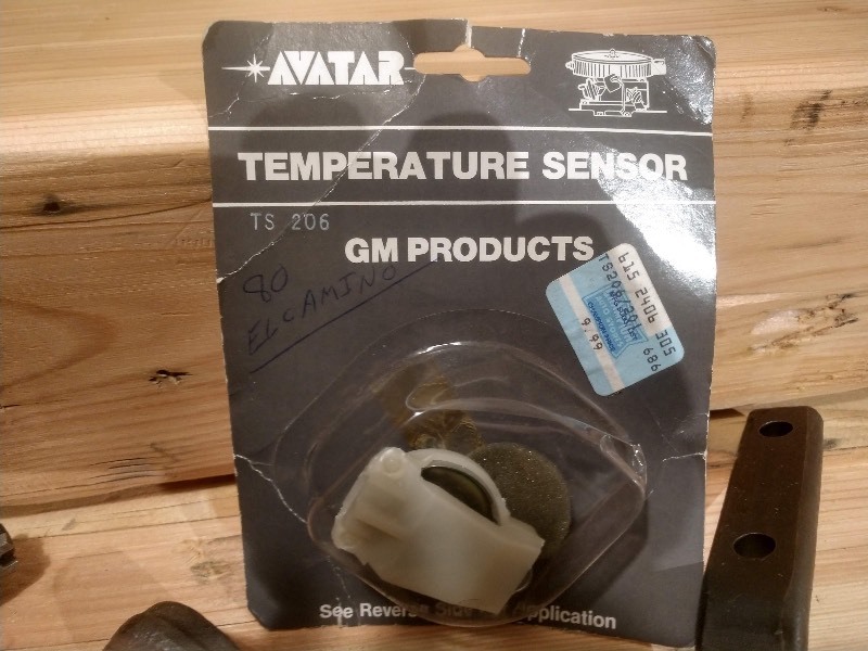 lot 80 image: Temperature Sensor for 80 El Camino and Other Hardware