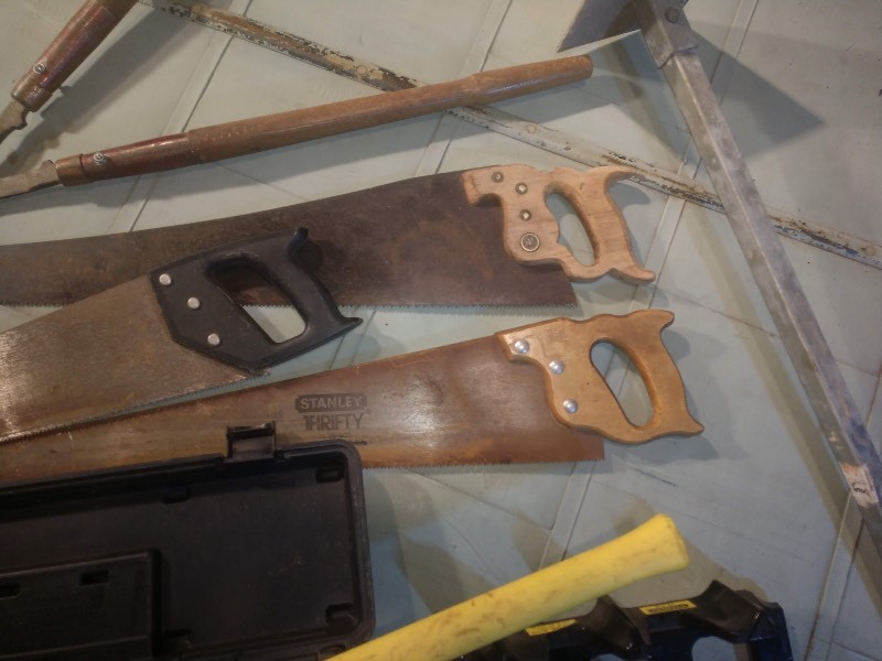 lot 94 image: Lot of Hand Saws and Other Tools