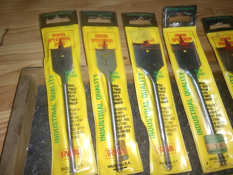 lot 111 image: Lot of Irwin Speedbor 2000 Wood Boring Bits