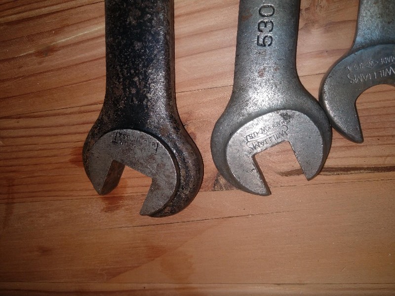 lot 123 image: Vintage Wrenches Made in USA
