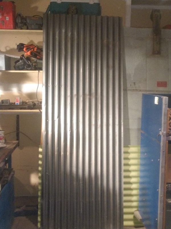 lot 152 image: Sheet of Galvanized Tin