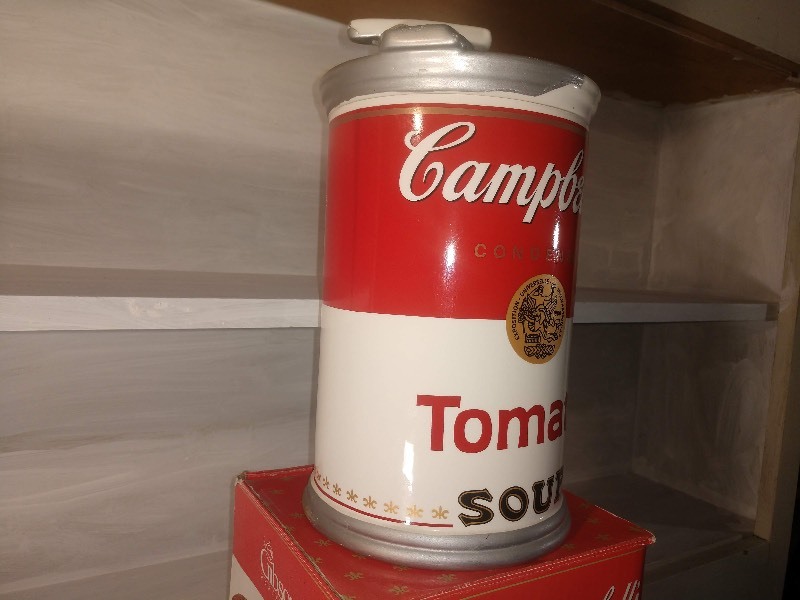lot 157 image: Collective Campbells Tomato Soup Cookie Jar