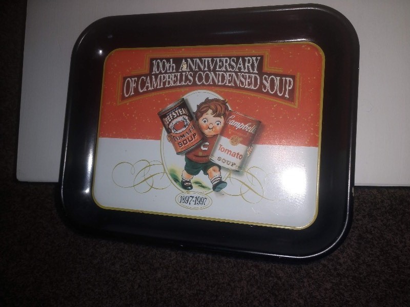 lot 184 image: 100th Anniversary Campbells Serving Tray