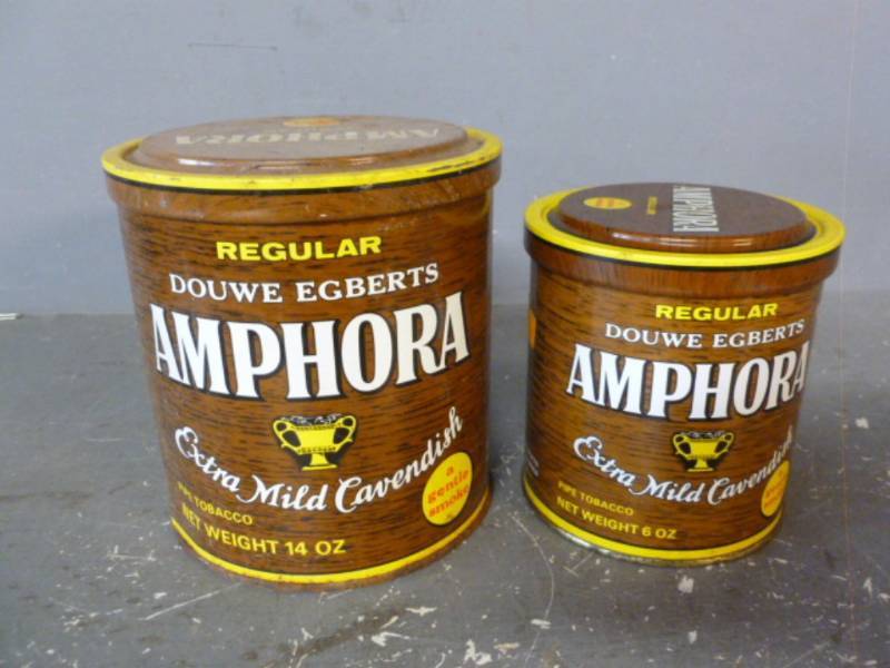 lot 131 image: Vintage Tobacco Cans