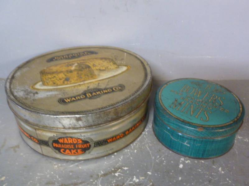 lot 142 image: Vintage Metal Containers