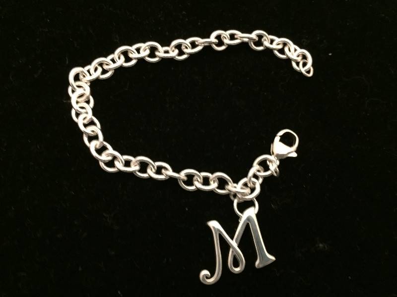 Bracelet Sterling Silver Charm Style M