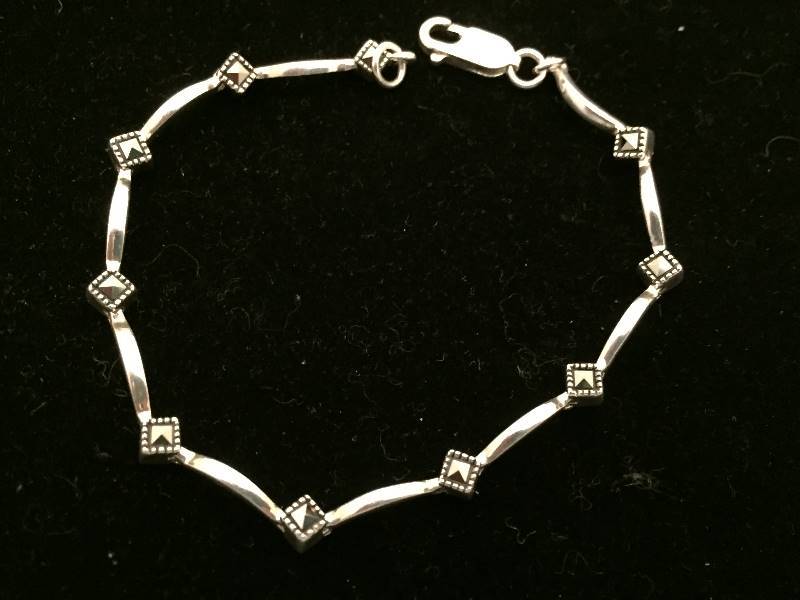 Bracelet Sterling Silver Marcasite