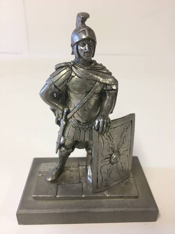 lot 232 image: James Casey Centurion Pewter Sculpture General Electric